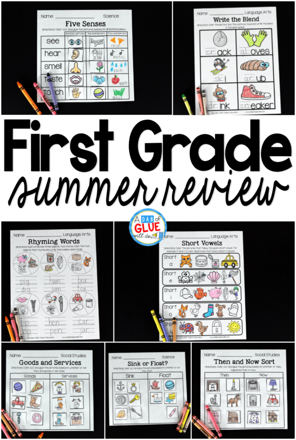 This product is perfect for students going into Second Grade to help prevent the summer slide. Simply print, staple, and send home with your students. There are 46 pages of language arts, 24 pages of math activities, 16 pages of science, and 6 pages of social studies.