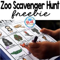 Zoo Scavenger Hunt FREEBIE is the perfect addition to your class’ field trip or a trip to the zoo with your kids. This is a perfect way to add some sort of structure to the field trip and encourage some great discussions about the animals that they are seeing.