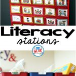 THE Literacy Stations printable for your classroom! Perfect for literacy centers in Preschool, Kindergarten, First Grade, and Second Grade including editable printables. Over 50 pages of literacy station (literacy center) ideas to get the creative juices flowing!