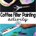 Coffee Filter Color Painting is a great way to practice colors in a fun and hands-on way.