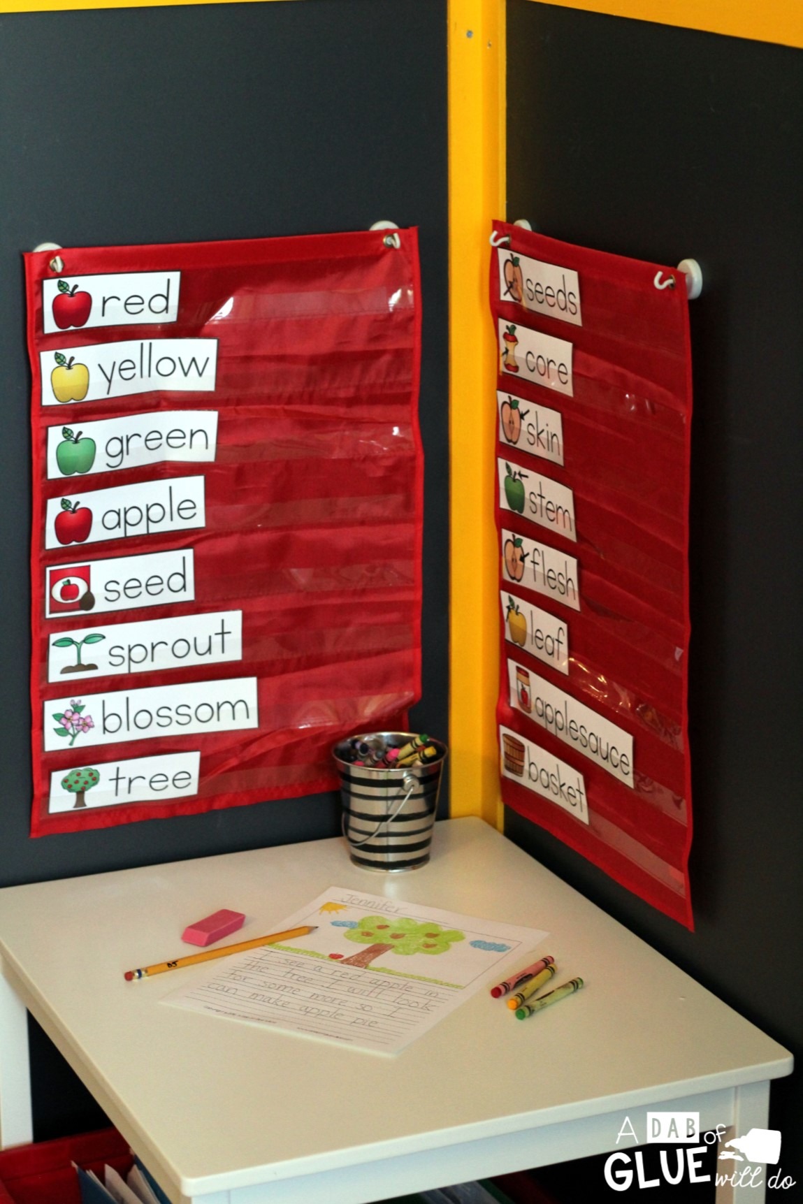 Apple Writing Center has everything that you need to include into your literacy rotations when learning about apples. 
