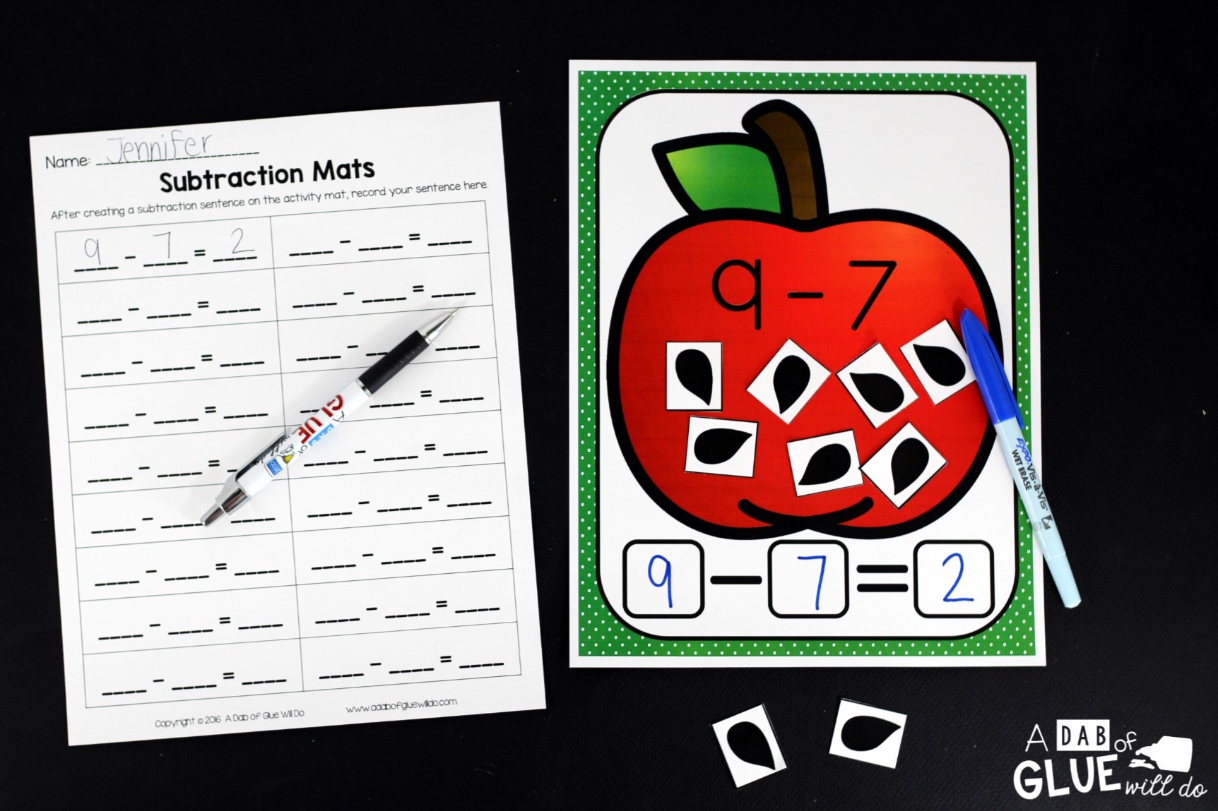 Engage your class in an exciting hands-on experience learning more about the apple! This pack is perfect for science, language arts, and math centers in Kindergarten, First Grade, and Second Grade classrooms and packed full of inviting student activities. Celebrate Fall with apple themed center student worksheets. Students will learn more about apples using puzzles, worksheets, clip cards, and subtraction mats. This pack is great for homeschoolers, hands-on kids activities, and to add to your unit studies! Teachers will receive the complete unit for Autumn apple science, math, and literacy activities to help teach about apples to your lower elementary students!