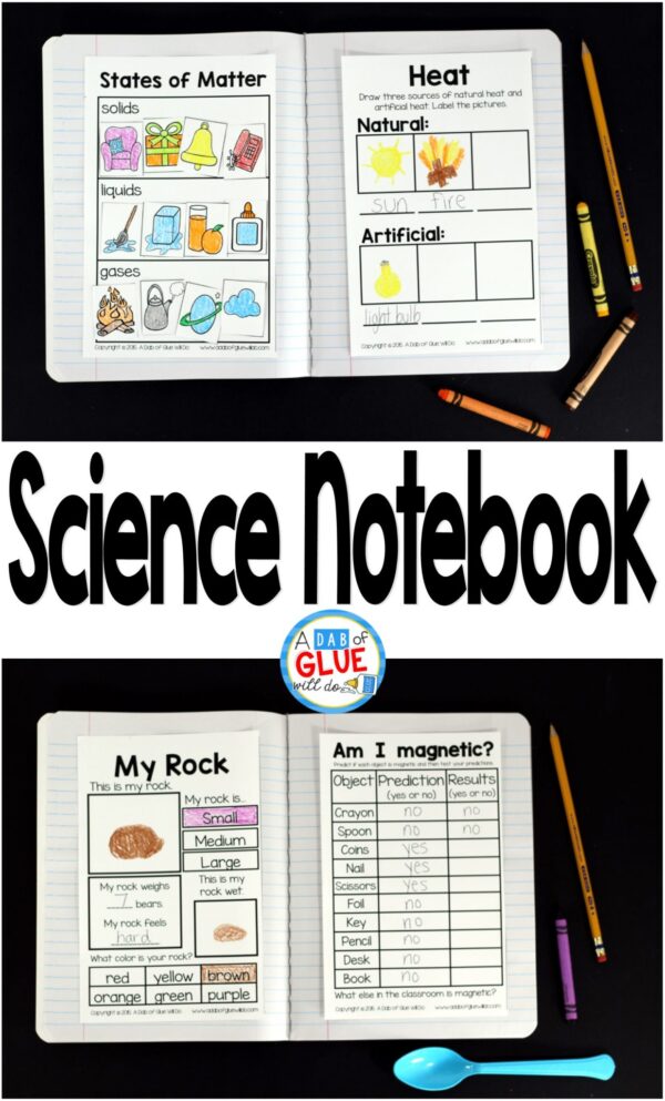 Engage your students in exciting science lessons with this interactive science journal. This science notebook is perfect for science centers in Kindergarten, First Grade, and Second Grade classrooms and packed full of interactive science activities. Students will learn about science topics such as magnets, senses, weather, plant science, and much more! This notebook is great for homeschoolers too.