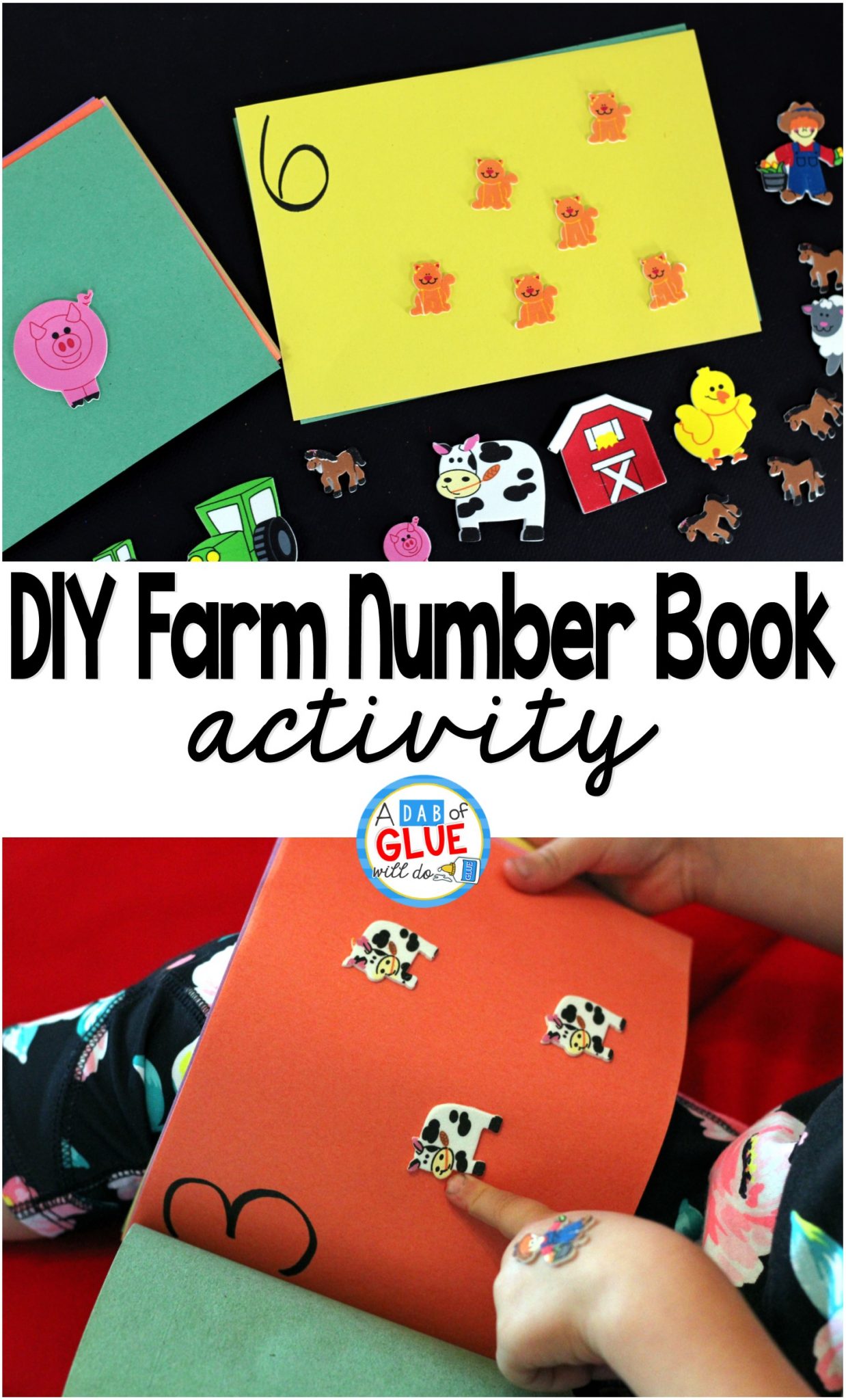 DIY Farm Number Book