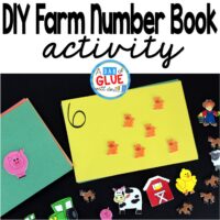 DIY Farm Number Book is a great way for preschool and kindergarten students to practice fine motor skills, one to one correspondence, and number formation. This is a perfect addition to a farm theme or unit.