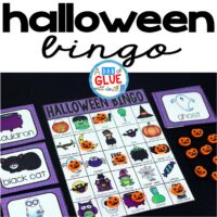 Play Bingo with your elementary age students for a fun Halloween themed game! Perfect for large groups in your classroom or small review groups. Add this to your Halloween party with 30 unique Halloween Bingo boards with your students!  Teaching cards are also included in this fun game for young children! Black and white options available to save your color ink.