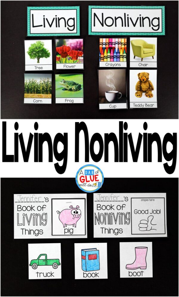 Engage your students in exciting science lessons about living and nonliving things. This science lesson is perfect for science centers in Kindergarten, First Grade, and Second Grade classrooms and packed full of fun science activities. This document allows your class to have a hands-on experience learning about living and nonliving things.