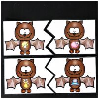 Rhyming Bats is the perfect addition to your literacy centers during the fall and Halloween months. These printables are perfect for kindergarten and first grade.