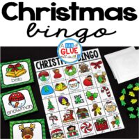 Play Bingo with your elementary age students for a fun Christmas themed game! Perfect for large groups in your classroom or small review groups. Add this to your Christmas or Holiday party with 30 unique Christmas Bingo boards with your students!  Teaching cards are also included in this fun game for young children! Black and white options available to save your color ink.