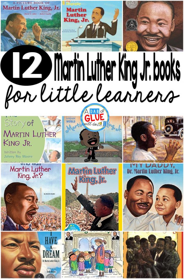Our 12 favorite Martin Luther King Jr. books are perfect for your MLK lesson plans. These are great for preschool, kindergarten, or first grade students.