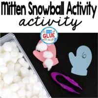 Mitten Snowball Counting Activity is a fun, hands-on way for students to review numbers and practice one to one correspondence. This fine motor center is perfect for preschool and kindergarten students. 