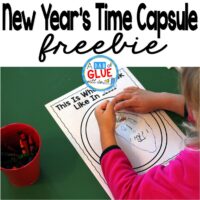 New Year's Time Capsule is a great way for students to reflect and remember where they are at academically and personally.  It is a great keepsake to look back on year after year. This free printable is perfect for preschool, kindergarten, and first grade students. 
