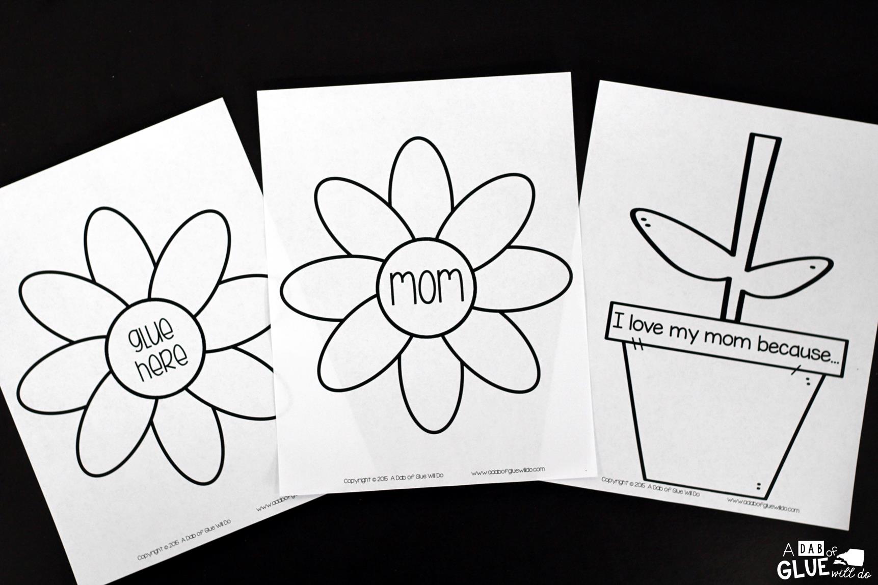 Show your mom love today with Mother's Day flower gift! Easy kids craft for spring and Mom! Use in your lower elementary classrooms from Kindergarten to Fifth Grade. Practice fine motor work, following directions, and flower vocabulary in one great craft for kids.