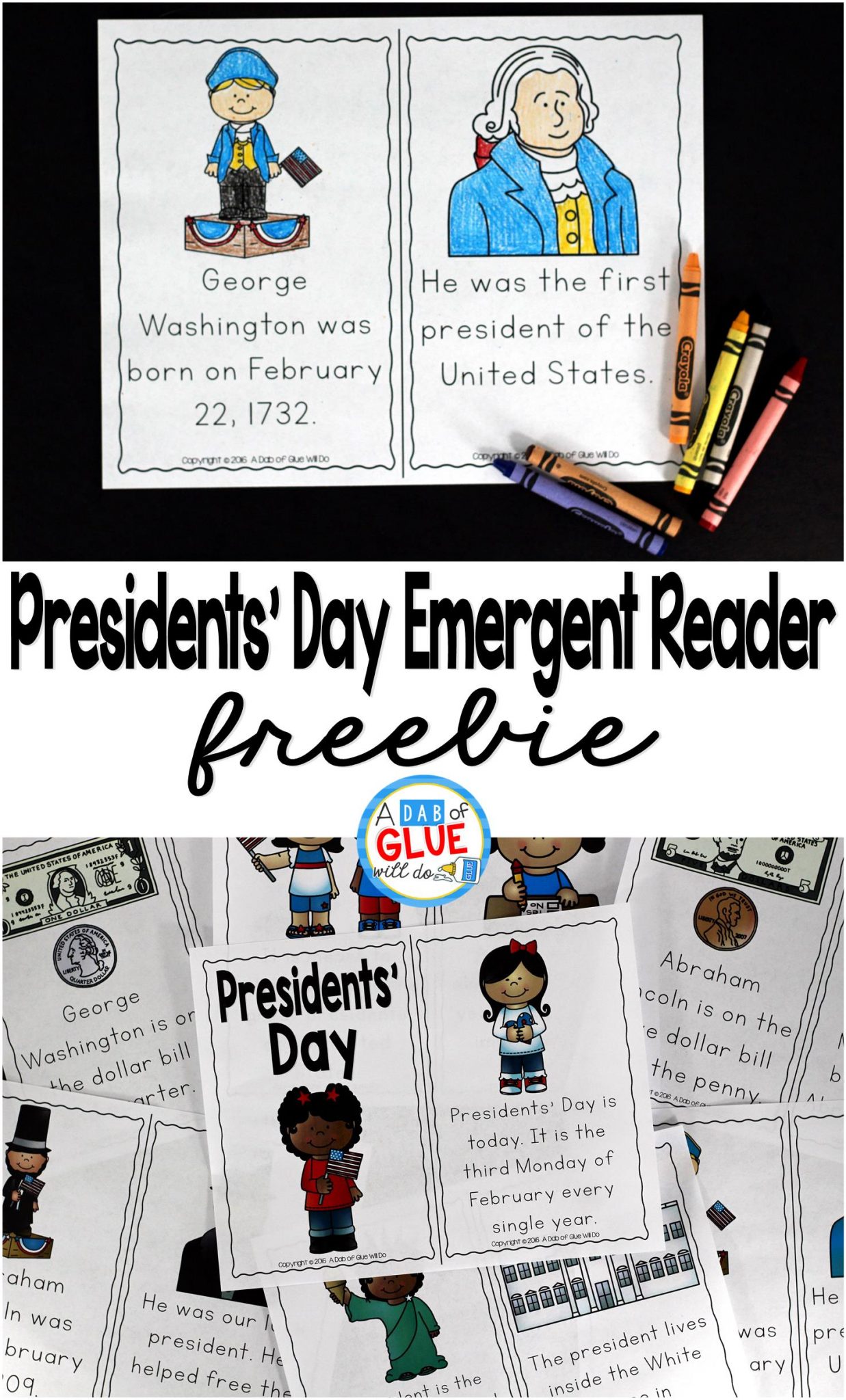 Presidents’ Day Emergent Reader