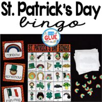Play Bingo with your elementary age students for a fun St. Patrick's Day themed game! Bingo Sheets for St. Patrick's Day is perfect for large groups in your classroom or small review groups. Add this to your St. Patrick's Day party with 30 unique themed Bingo boards with your students!  Teaching cards are also included in this fun game for young children! Black and white options available to save your color ink.