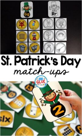 Make learning fun with these themed Initial Sound and Number Match-Ups. Your elementary age students will love this fun St. Patrick's Day themed literacy center and math center! Perfect for literacy stations, math stations, or small review groups. Use in your Preschool, Kindergarten, and First Grade classrooms. Black and white options available to save your color ink.