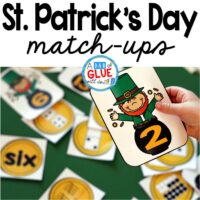 Make learning fun with these themed Initial Sound and Number Match-Ups. Your elementary age students will love this fun St. Patrick’s Day themed literacy center and math center! Perfect for literacy stations, math stations, or small review groups. Use in your Preschool, Kindergarten, and First Grade classrooms. Black and white options available to save your color ink.