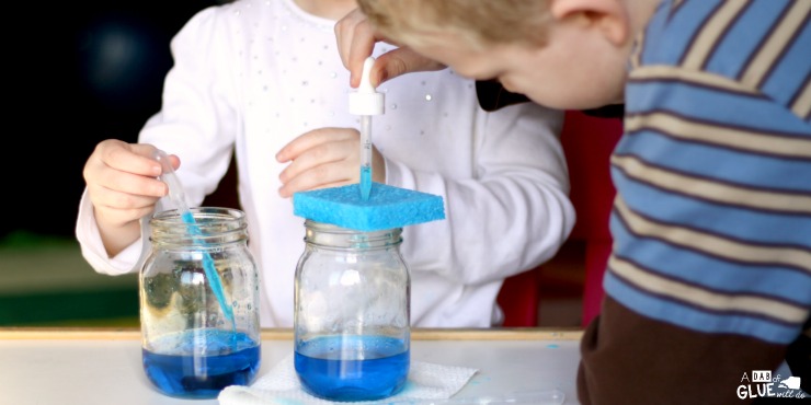 Making a sponge rain cloud in a jar science activity is a fun and easy activity that shows children more about the process of how it rains. This is the perfect hands-on science activity to accompany a weather unit at school or to enrich learning at home!