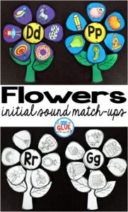 Make learning fun with this themed Flowers Initial Sound Match-Up. Your elementary age students will love this fun spring themed literacy center! Perfect for literacy stations or small review groups. Use in your Preschool, Kindergarten, and First Grade classrooms. Black and white options available to save your color ink.