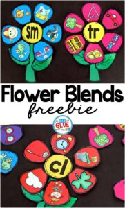 Flowers Blend Match-Up is the perfect addition to your spring literacy centers. This free printable is perfect for kindergarten and first grade students. 