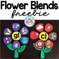 Flowers Blend Match-Up is the perfect addition to your spring literacy centers. This free printable is perfect for kindergarten and first grade students.