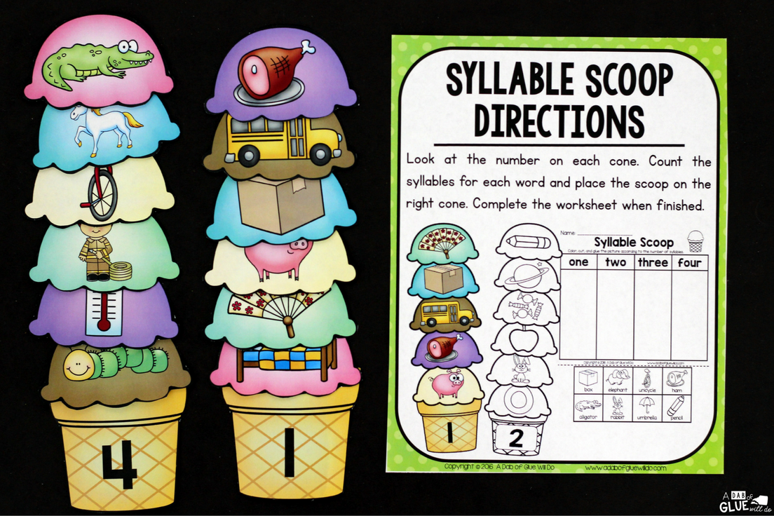 Make language arts and math fun with this themed Ice Cream Literacy and Math Centers bundle that is perfect for your lower elementary aged children. Use these fun language arts summer themed worksheets to review with your Preschool, Kindergarten, and First Grade students important language arts and math concepts in a fun and interactive way. All centers come in colors AND black and white.