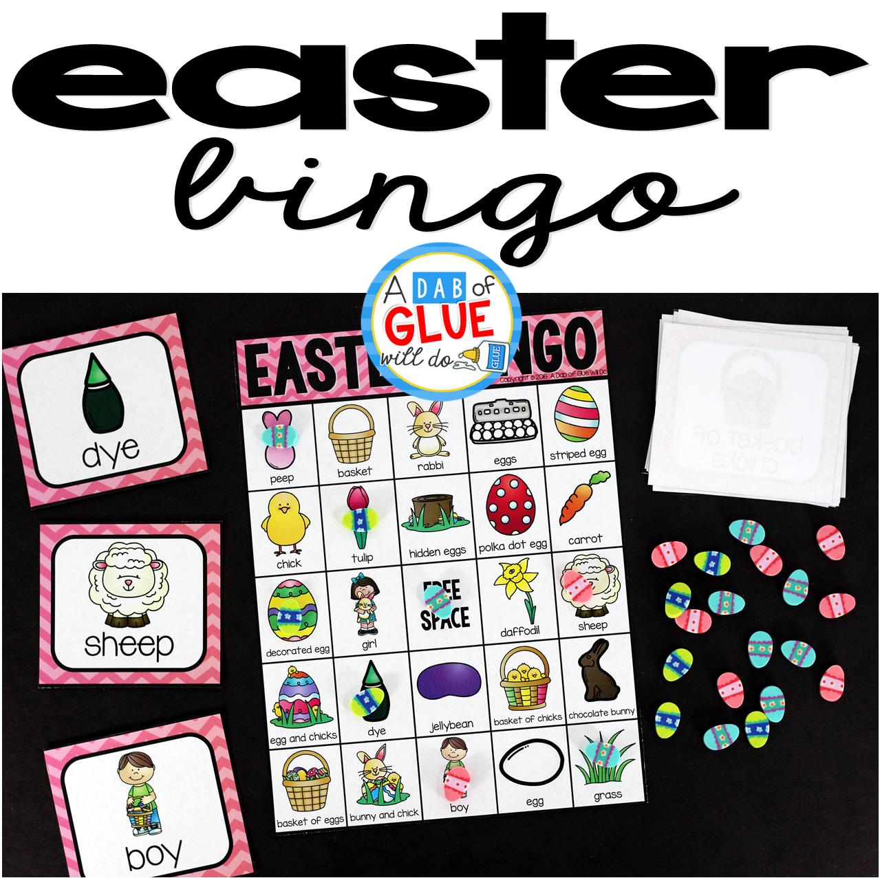 Bingo Sheets for Easter