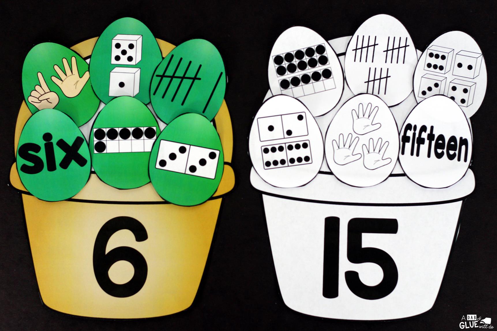 Make learning fun with these themed Initial Sound and Number Match-Ups. Your elementary age students will love this fun Easter themed literacy center and math center! Perfect for literacy stations, math stations, or small review groups. Use in your Preschool, Kindergarten, and First Grade classrooms. Black and white options available to save your color ink.