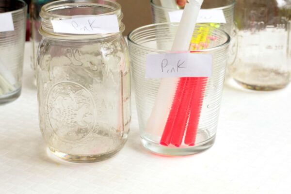 Science Using Stick Glow Stick Science Experiment