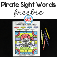 Kids LOVE pirates so why not combine this love and learning using these Pirate Color by Sight Word Activity. This will be the perfect addition to your literacy centers anytime of the year.
