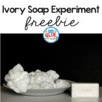 This simple Ivory Soap microwave experiment is so easy to do. It's great for kids in preschool and kindergarten because they can really get their hands into it and use their five senses to observe how the soap changes when it is heated up. They will have a ton of fun while learning a little bit of science!