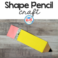 At the beginning of the school year, I am always looking for easy and fun school themed activities for my students like this Simple Shape Pencil Craft.