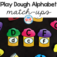 Play Dough Alphabet Match-Ups are a fun, hands-on way for students to practice learning the letters of the alphabet. This free printable is perfect for preschool and kindergarten students.  File type: image/png
