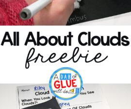 All About Clouds Activity + Free Observation Recording Sheet Freebie