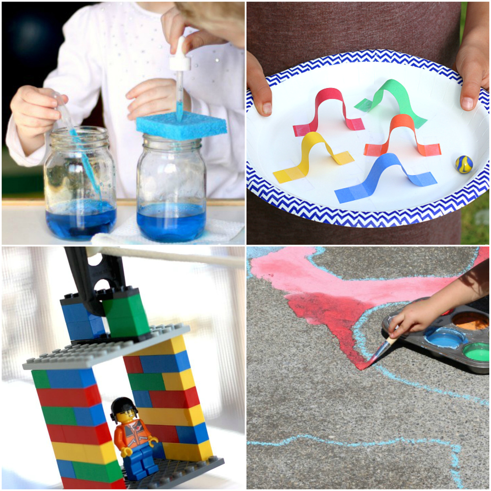 Summertime is the best time to get outside and explore STEM! Find inspiration and lots of tutorial for your learning activities for summer STEM with the little learners in your life.