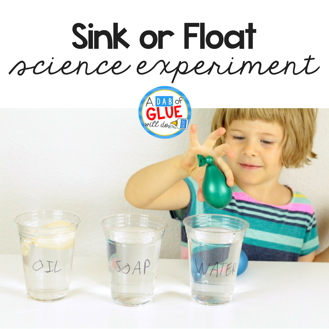 This fun sink or float science experiment explores the density of liquids with a fun twist by using balloons filled with various liquids.