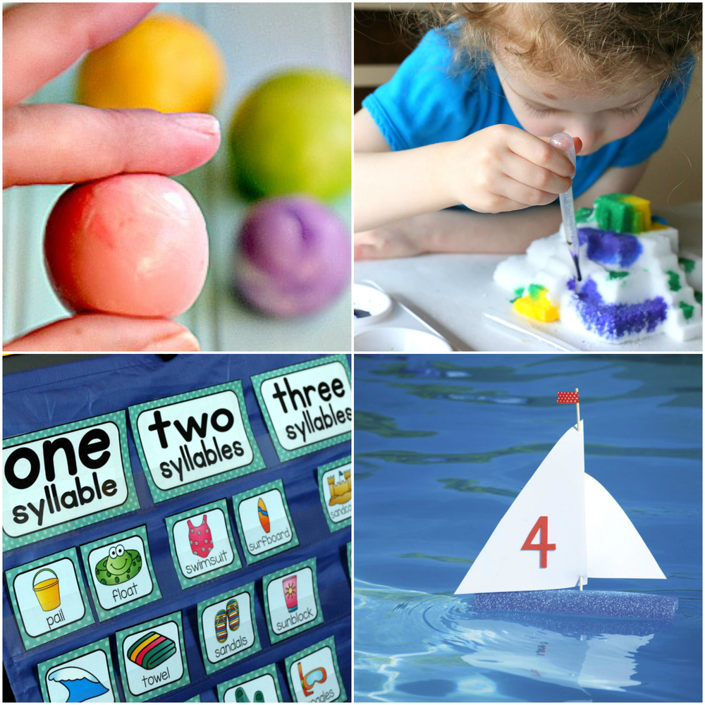 Little learners love all things hands-on and summertime is the perfect time to get them outside for summer learning activities! This list is packed full of hands-on activities, crafts, and STEM learning for little learners.
