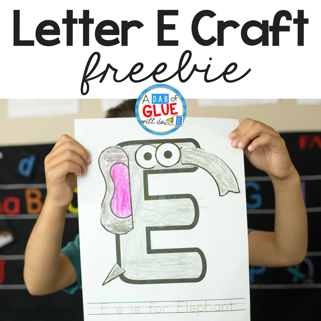 Letter E Elephant