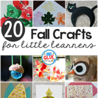 Fall brings a whole new kind of beautiful to our crafting! I'm excited to gather some of the best fall crafts to little learners that will inspire you to create during the fall season.  Check out the entire list and find your inspiration for fall crafts for little learners!