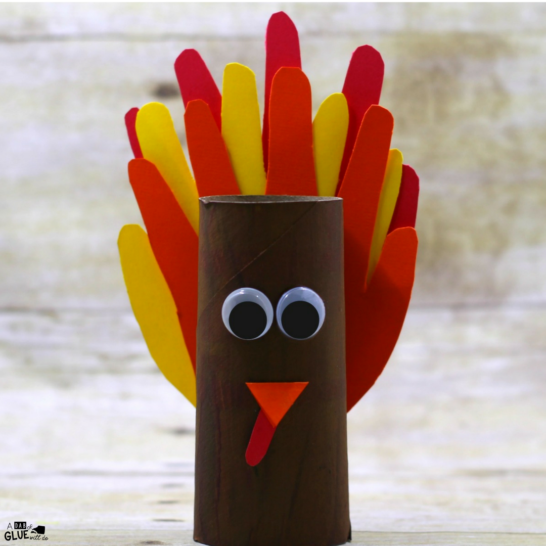 This Handprint Turkey Craft is fun and easy for young children to make. It makes an adorable Thanksgiving decoration and special keepsake too.