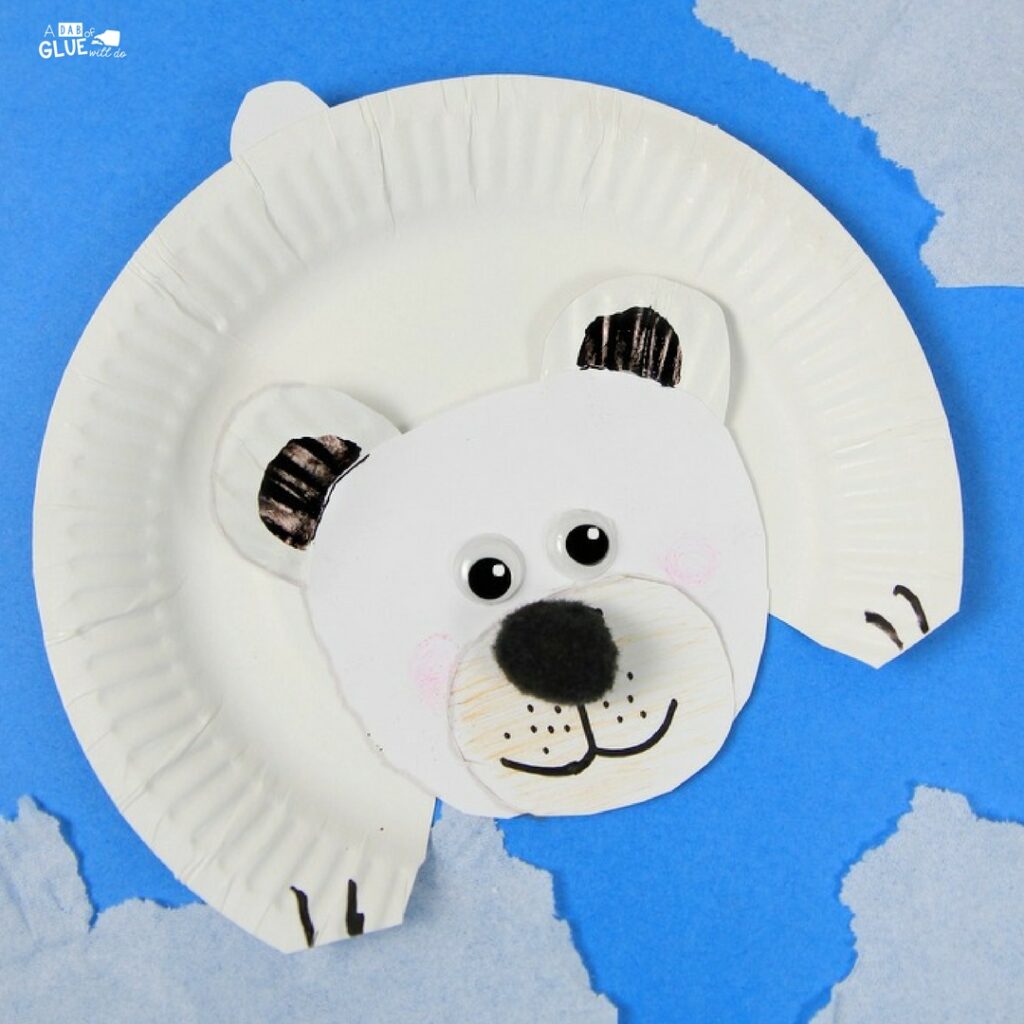 Arctic Animals For Kids Polar Bear Craft