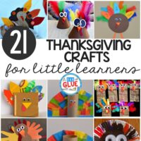 The holidays are a great time to have fun learning with your studnets! Add these Thanksgiving crafts for little learners to your fall learning units for great hands on fun!