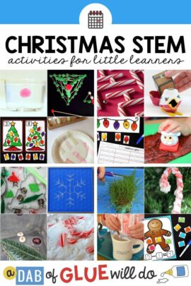A collection of Christmas STEM activities for kids