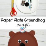 Try this Paper Plate Groundhog Craft in your elementary classroom as your next winter craft idea! It's a fun fine motor activity.