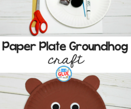 Try this Paper Plate Groundhog Craft in your elementary classroom as your next winter craft idea! It's a fun fine motor activity.