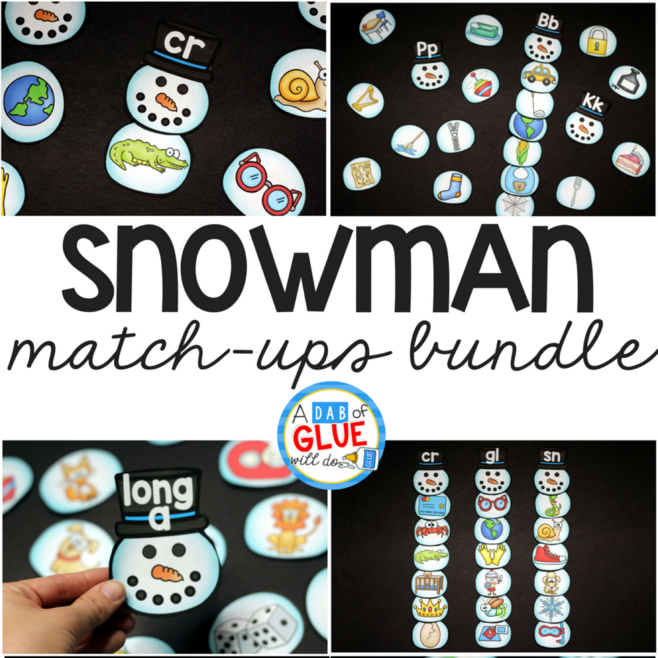 Make learning fun with these Christmas Match-Ups Bundle. This includes themed centers for Initial Sounds, Middle Sounds, Ending Sounds, Blends, Digraphs, and Number Match-Ups. Your elementary age students will love this fun Christmas themed literacy center and math center! Perfect for literacy stations, math stations, or small review groups this Christmas. Use in your Preschool, Kindergarten, and First Grade classrooms. Black and white options available to save your color ink.