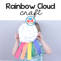 Spring is a great time for this Rainbow Craft for Kids! It's a great addition to your color study or weather unit study for kids.