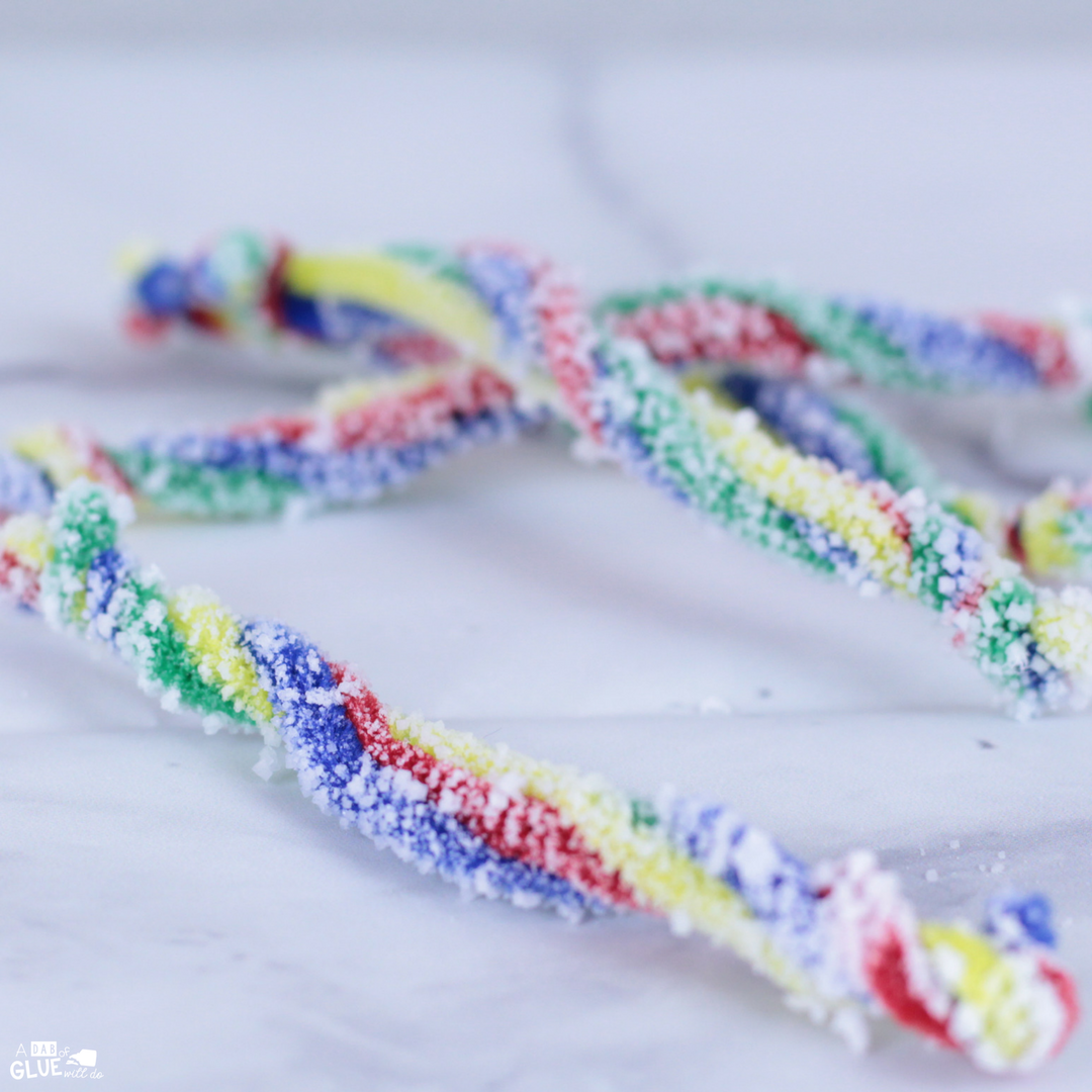 This Salt Crystal Rainbow Science for Kids is perfect for your spring STEM lesson or your color science lesson for kids. It's a simple science idea too!
