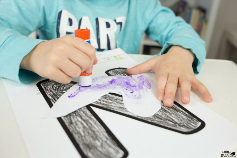 Animal Alphabet N is for Narwhal Craft