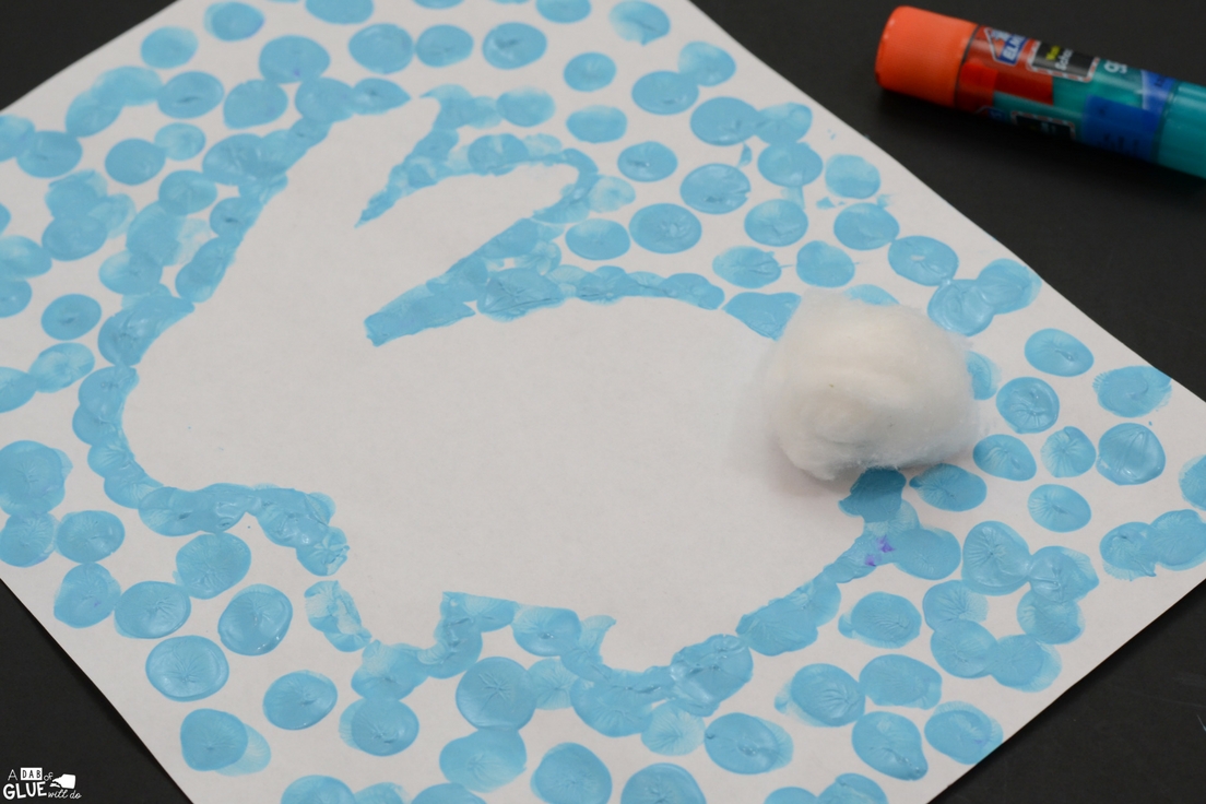 Spring and Easter Crafts are so much fun! This Bunny Thumbprint Art is a great activity to do during springtime with your students!
